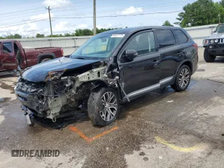 2017 Mitsubishi Outlander SE with VIN JA4AZ3A34HZ026722, listed as a Copart auction lot 60337175 with 167,818 mi miles and Salvage title. Bid and sale history available at DreamBid. Image 1.