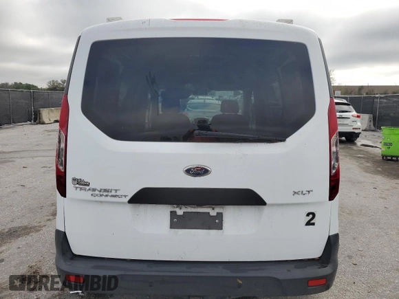 2016 Ford Transit Connect XLT with VIN NM0LE7F76G1267043, listed as a Copart auction lot 46756715 with 241,712 mi miles and Clean title. Bid and sale history available at DreamBid. Image 6.