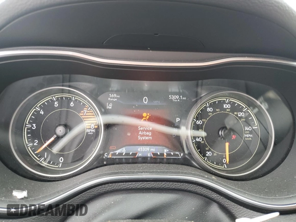 2022 Jeep Cherokee Latitude Lux with VIN 1C4PJMMX1ND533047, listed as a Copart auction lot 60069725 with 45,309 mi miles and Salvage title. Bid and sale history available at DreamBid. Image 9.