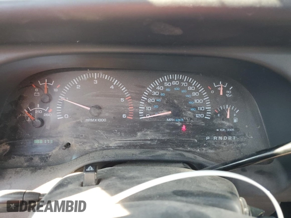 2001 Dodge 1500 with VIN 1B7HC16Y91S210602, listed as a Copart auction lot 50181065 with 188,173 mi miles and Salvage title. Bid and sale history available at DreamBid. Image 9.