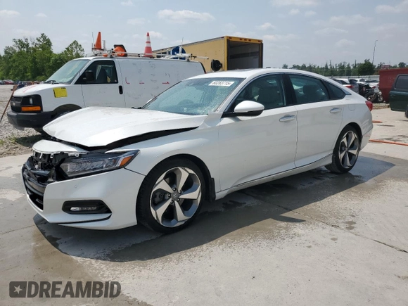 2019 Honda Accord Touring with VIN 1HGCV2F94KA032996, listed as a Copart auction lot 60283715 with 57,365 mi miles and Salvage title. Bid and sale history available at DreamBid. Image 1.