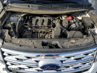 2019 Ford Explorer XLT with VIN 1FM5K7D80KGA09571, listed as a Copart auction lot 46785035 with 63,004 mi miles and Salvage Title. Bid and sale history available at carsss.com. Image 12.