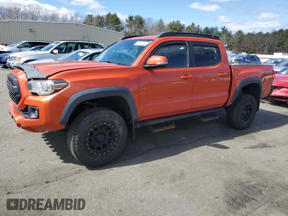 2017 Toyota Tacoma SR5 with VIN 3TMCZ5AN4HM055103, listed as a Copart auction lot 49239365 with 183,286 mi miles and Salvage Title. Bid and sale history available at carsss.com. Image 1.