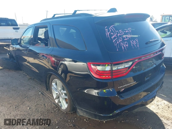 2024 Dodge Durango GT Plus with VIN 1C4RDJDG4RC213022, listed as a IAAI auction lot 41729433 with 23,684 mi miles and . Bid and sale history available at DreamBid. Image 3.