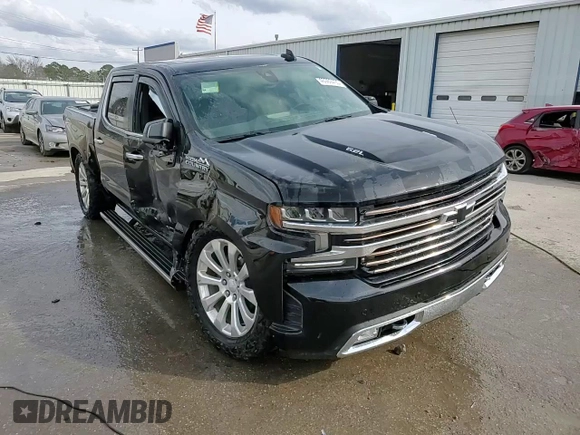 2019 Chevrolet Silverado 1500 High Country with VIN 1GCUYHEL9KZ267244, listed as a Copart auction lot 46989495 with 93,018 mi miles and Salvage Title. Bid and sale history available at carsss.com. Image 13.