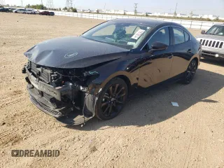 2021 Mazda 3 2.5 Turbo with VIN JM1BPBAY1M1311585, listed as a Copart auction lot 71673614 with 12,452 mi miles and Salvage Title. Bid and sale history available at DreamBid. Image 1.