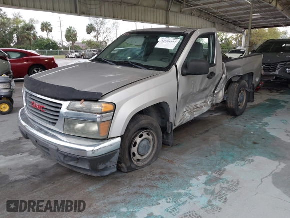 2007 GMC Canyon SL with VIN 1GTCS149678137168, listed as a IAAI auction lot 41654857 with 186,674 mi miles. Bid and sale history available at carsss.com. Image 2.
