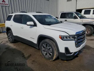 2021 GMC Acadia SLE with VIN 1GKKNKLA1MZ132040, listed as a Copart auction lot 43847995 with 91,777 mi miles and Salvage Title. Bid and sale history available at DreamBid. Image 4.