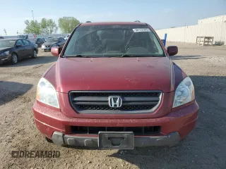2003 Honda Pilot EX z VIN 2HKYF18683H606007, wystawiony jako Copart lot #56122395 z przebiegiem 200 269 mil mil oraz Szkoda całkowita • Salvage title. Historia ofert i sprzedaży dostępna na DreamBid. Obrazek 5.
