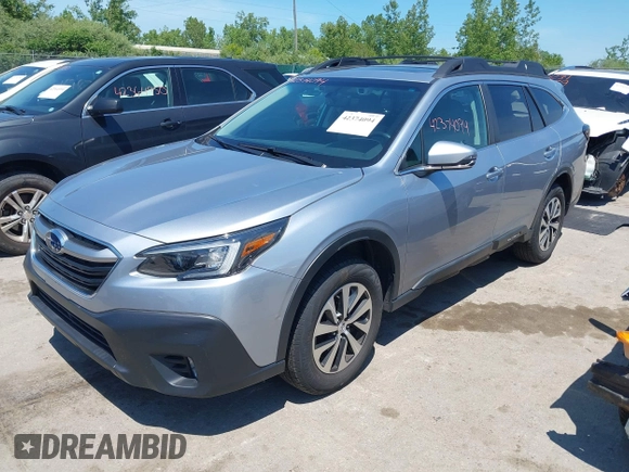 2020 Subaru Outback Premium with VIN 4S4BTAEC2L3226595, listed as a IAAI auction lot 42374094 with 57,369 mi miles and . Bid and sale history available at DreamBid. Image 2.