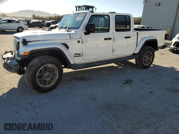 2021 Jeep Gladiator 80th Anniversary with VIN 1C6HJTAG7ML524612, listed as a Copart auction lot 42035885 with 32,742 mi miles and Salvage title. Bid and sale history available at DreamBid. Image 1.
