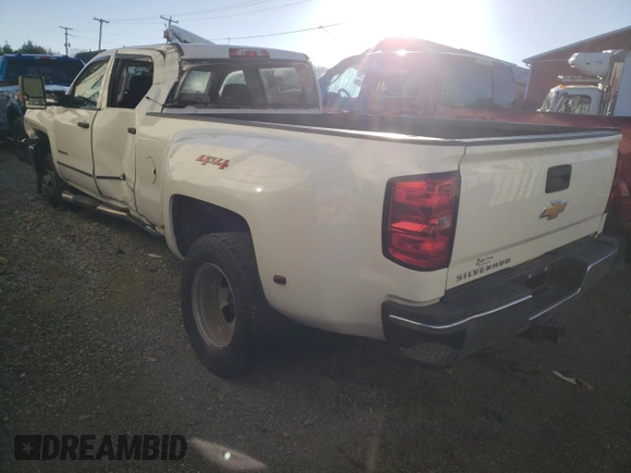 2019 Chevrolet Silverado 3500HD Work Truck with VIN 1GC4KVCY6KF143142, listed as a Copart auction lot 48328394 with 126,913 mi miles and Salvage Title. Bid and sale history available at carsss.com. Image 2.