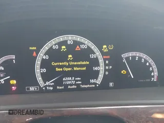 2011 Mercedes-Benz S-Class S 550 with VIN WDDNG7BB1BA375438, listed as a IAAI auction lot 41605141 with 110,972 mi miles. Bid and sale history available at carsss.com. Image 7.