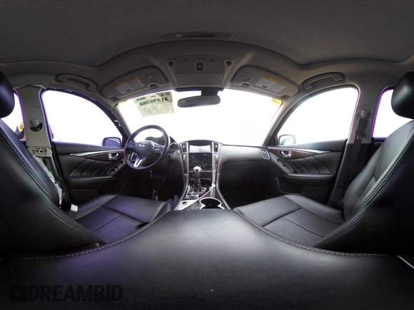 2019 Infiniti Q50 3.0t LUXE with VIN JN1EV7AP6KM511156, listed as a IAAI auction lot 41576308 with 63,620 mi miles. Bid and sale history available at carsss.com. Image 20.