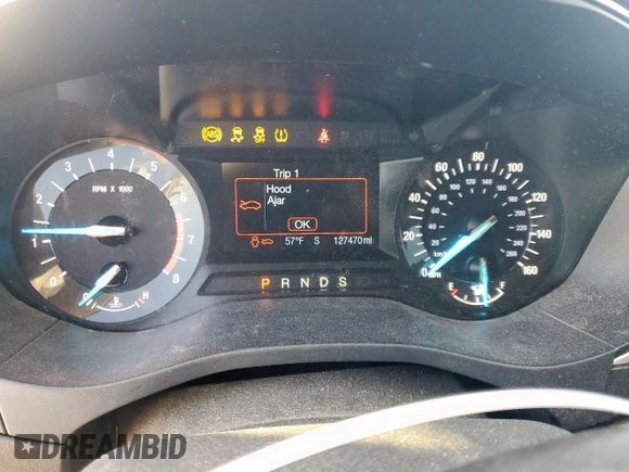 2015 Ford Fusion SE with VIN 1FA6P0H77F5105062, listed as a Copart auction lot 50411665 with 127,470 mi miles and Salvage Title. Bid and sale history available at DreamBid. Image 9.