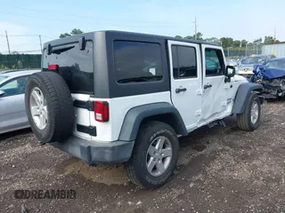 2016 Jeep Wrangler Unlimited Sport z VIN 1C4HJWDG7GL166003, wystawiony jako IAAI lot #42549551 z przebiegiem 96 760 mil mil oraz . Historia ofert i sprzedaży dostępna na DreamBid. Obrazek 4.
