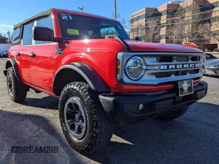 2021 Ford Bronco with VIN 1FMDE5BH4MLB07751, listed as a Copart auction lot 44297755 with 41,023 mi miles and Clean Title. Bid and sale history available at carsss.com. Image 1.