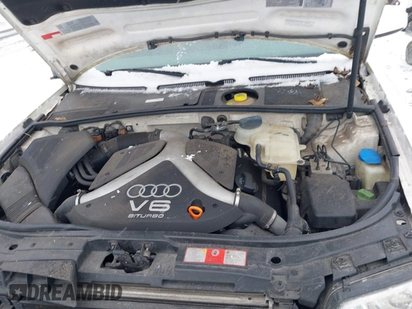 2001 Audi A6 with VIN WAUED54B01N124130, listed as a IAAI auction lot 41574761 with 137,069 mi miles. Bid and sale history available at carsss.com. Image 10.