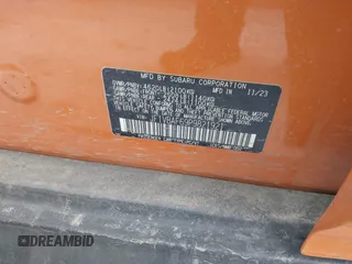 2023 Subaru WRX Premium с VIN JF1VBAF69P9821921, выставлен на аукционе IAAI как лот 41785835 с пробегом 6 433 миль миль и . История ставок и продаж доступна на DreamBid. Изображение 9.