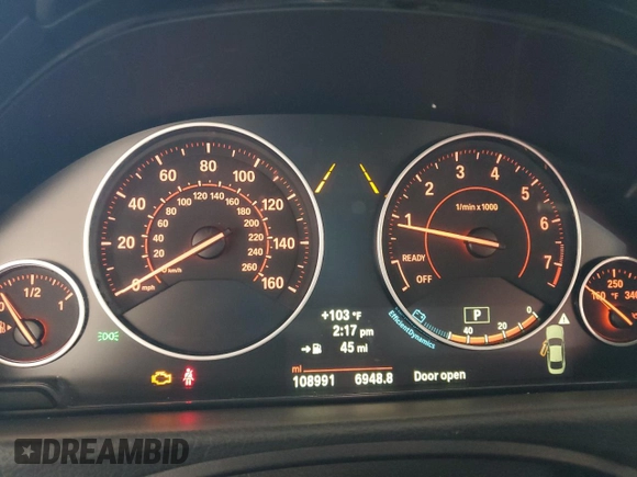 2014 BMW 4 Series 435i xDrive z VIN WBA3R5C53EK187928, wystawiony jako Copart lot #60636425 z przebiegiem 108 991 mil mil oraz Czysty tytuł • Clean title. Historia ofert i sprzedaży dostępna na DreamBid. Obrazek 9.