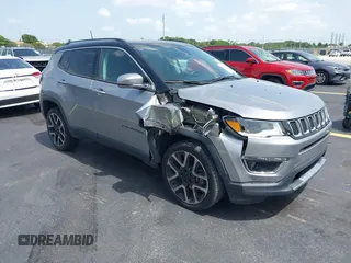 2018 Jeep Compass Limited with VIN 3C4NJDCB6JT131963, listed as a IAAI auction lot 42453633 with 96,782 mi miles and . Bid and sale history available at DreamBid. Image 1.