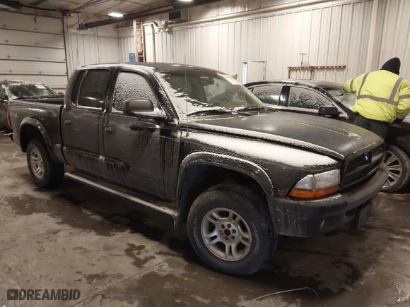 2003 Dodge Dakota Sport with VIN 1D7HG38N83S115959, listed as a IAAI auction lot 41594423 with 234,411 mi miles. Bid and sale history available at carsss.com. Image 1.