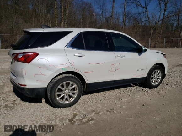 2018 Chevrolet Equinox LT z VIN 2GNAXJEV7J6150035, wystawiony jako Copart lot #48942695 z przebiegiem 151 538 mil mil oraz Szkoda całkowita • Salvage title. Historia ofert i sprzedaży dostępna na DreamBid. Obrazek 3.
