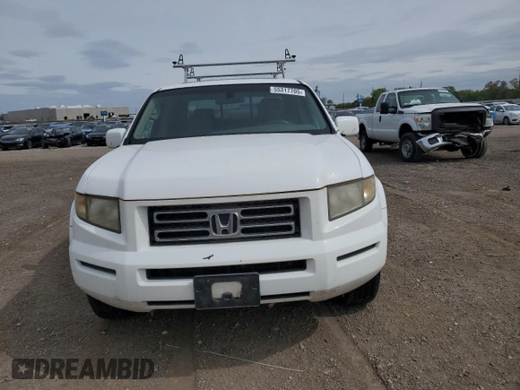 2006 Honda Ridgeline RTL with VIN 2HJYK16526H521064, listed as a Copart auction lot 55317705 with 253,335 mi miles and Clean Title. Bid and sale history available at carsss.com. Image 5.
