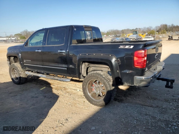 2014 Chevrolet Silverado 1500 LTZ with VIN 3GCUKSEC0EG183557, listed as a Copart auction lot 46301695 with 128,379 mi miles and Salvage Title. Bid and sale history available at carsss.com. Image 2.