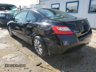 2009 Honda Civic Cpe EX with VIN 2HGFG12809H530137, listed as a Copart auction lot 47174945 with 129,296 mi miles and Salvage Title. Bid and sale history available at carsss.com. Image 2.