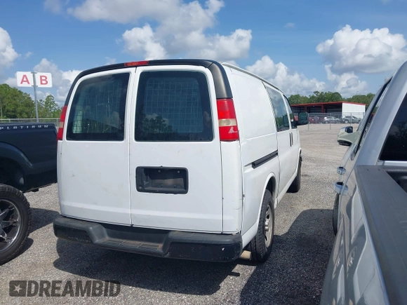 2012 Chevrolet Express Cargo with VIN 1GCSGAFX6C1143077, listed as a IAAI auction lot 42346840 with 223,594 mi miles and . Bid and sale history available at DreamBid. Image 4.