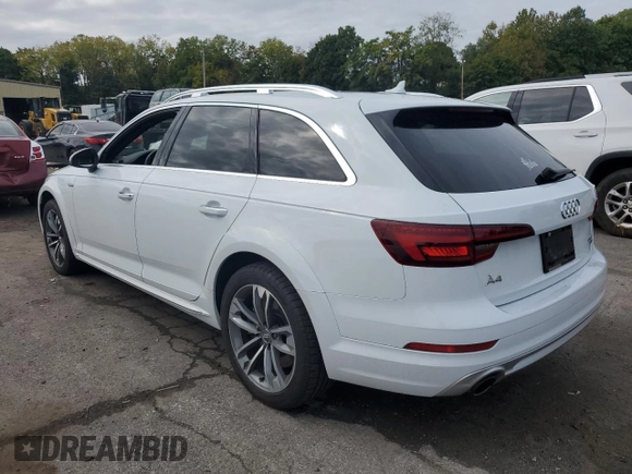 2018 Audi allroad A4 Premium with VIN WA17NAF41JA193040, listed as a Copart auction lot 73289744 with 62,213 mi miles and Salvage Title. Bid and sale history available at DreamBid. Image 2.