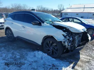 2018 Nissan Murano S with VIN 5N1AZ2MHXJN124590, listed as a IAAI auction lot 41640530 with 44,195 mi miles. Bid and sale history available at carsss.com. Image 1.