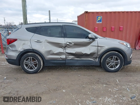 2017 Hyundai Santa Fe 2.4L with VIN 5XYZU3LB4HG424734, listed as a IAAI auction lot 41491166 with 130,905 mi miles and . Bid and sale history available at DreamBid. Image 13.