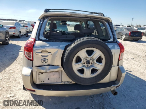 2008 Toyota RAV4 with VIN JTMZK33V486011540, listed as a Copart auction lot 45692405 with 68,959 mi miles and Salvage Title. Bid and sale history available at carsss.com. Image 6.
