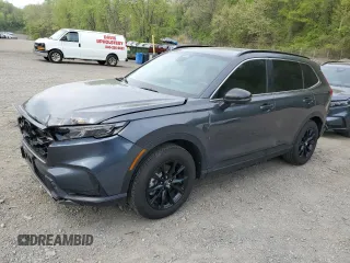 2025 Honda CR-V Sport-L with VIN 7FARS6H84SE012482, listed as a Copart auction lot 55705295 with 3,547 mi miles and Salvage Title. Bid and sale history available at DreamBid. Image 1.
