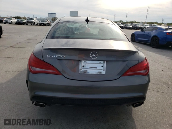 2016 Mercedes-Benz CLA 250 with VIN WDDSJ4EBXGN318301, listed as a Copart auction lot 45366164 with 94,495 mi miles and . Bid and sale history available at DreamBid. Image 6.