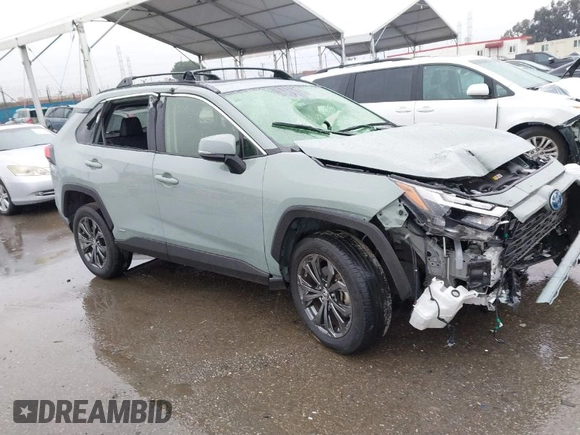 2023 Toyota RAV4 Hybrid XLE Premium with VIN JTMB6RFVXPD104349, listed as a IAAI auction lot 41730288 with 30,904 mi miles. Bid and sale history available at carsss.com. Image 1.