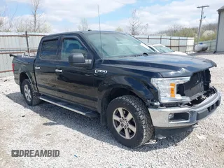 2018 Ford F-150 XL with VIN 1FTEW1E51JFC19191, listed as a IAAI auction lot 41919055 with 87,367 mi miles. Bid and sale history available at carsss.com. Image 1.