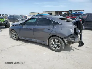 2018 Honda Civic Sedan LX with VIN 2HGFC2F57JH564095, listed as a Copart auction lot 48989425 with 167,925 mi miles and Salvage Title. Bid and sale history available at carsss.com. Image 2.