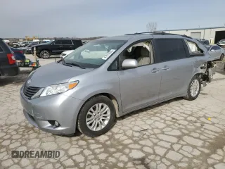 2012 Toyota Sienna XLE AAS with VIN 5TDYK3DC7CS235676, listed as a Copart auction lot 47812035 with 274,896 mi miles and Salvage Title. Bid and sale history available at carsss.com. Image 1.