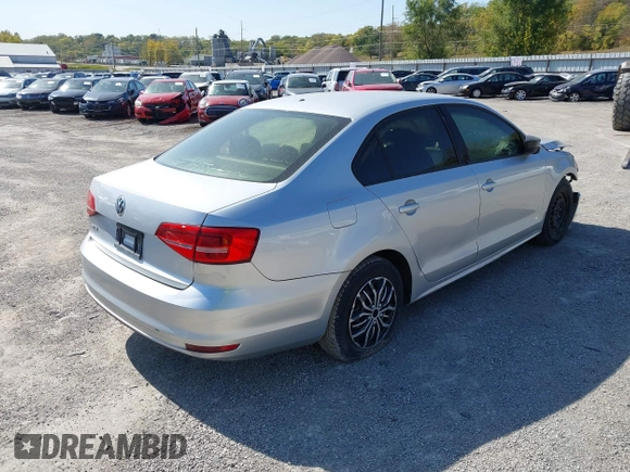 2015 Volkswagen Jetta S with VIN 3VW2K7AJ5FM404207, listed as a IAAI auction lot 40378056 with 110,867 mi miles and . Bid and sale history available at DreamBid. Image 4.