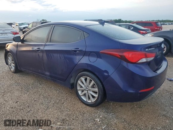 2014 Hyundai Elantra SE with VIN 5NPDH4AE2EH478605, listed as a Copart auction lot 54173115 with Not Provided miles and Clean Title. Bid and sale history available at DreamBid. Image 2.