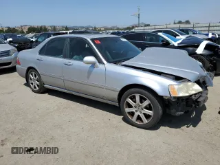 2002 Acura RL with VIN JH4KA96532C005514, listed as a Copart auction lot 59816415 with 166,491 mi miles and Salvage title. Bid and sale history available at DreamBid. Image 4.