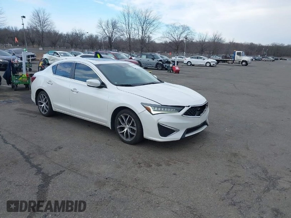 2019 Acura ILX w/Premium Pkg with VIN 19UDE2F7XKA002713, listed as a IAAI auction lot 41666039 with 73,332 mi miles. Bid and sale history available at carsss.com. Image 1.