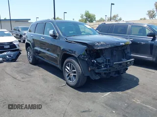 2019 Jeep Grand Cherokee Limited with VIN 1C4RJFBG3KC758983, listed as a IAAI auction lot 42455411 with 50,062 mi miles and . Bid and sale history available at DreamBid. Image 1.