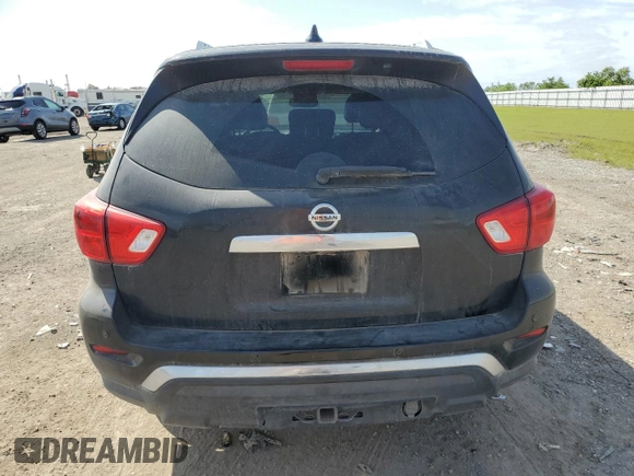 2020 Nissan Pathfinder Platinum with VIN 5N1DR2DM8LC593296, listed as a Copart auction lot 53353255 with 92,232 mi miles and Salvage title. Bid and sale history available at DreamBid. Image 6.