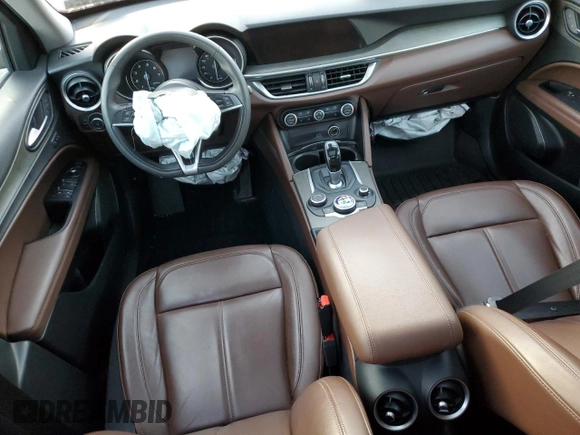2019 Alfa Romeo Stelvio Ti with VIN ZASPAKBN8K7C45713, listed as a Copart auction lot 81956594 with Not provided miles and Salvage title. Bid and sale history available at DreamBid. Image 8.