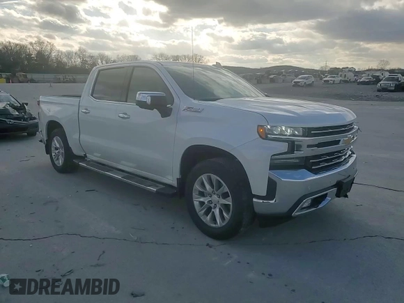 2019 Chevrolet Silverado 1500 LTZ with VIN 1GCUYGEDXKZ163879, listed as a Copart auction lot 42120705 with 52,641 mi miles and Salvage Title. Bid and sale history available at DreamBid. Image 11.