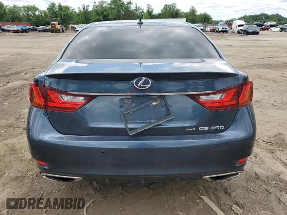 2013 Lexus GS 350 with VIN JTHCE1BL2D5007633, listed as a Copart auction lot 55357954 with 196,880 mi miles and Salvage Title. Bid and sale history available at DreamBid. Image 6.
